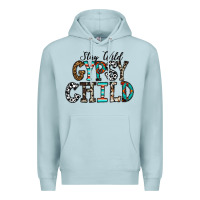 Blue Mist stay wild gypsy child Premium Hoodie - CowhideDigitalArt