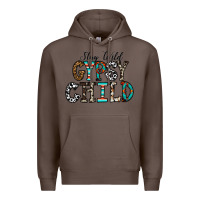 Coffee stay wild gypsy child Premium Hoodie - CowhideDigitalArt