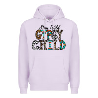 Lilac stay wild gypsy child Premium Hoodie - CowhideDigitalArt