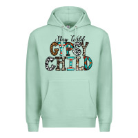 Seafoam stay wild gypsy child Premium Hoodie - CowhideDigitalArt