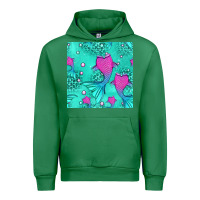 Emerald mermaid tail seamless pattern Urban Hoodie - HRA Design Shop