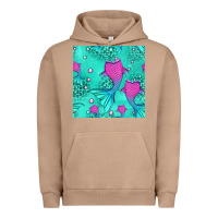 Pigment Burro mermaid tail seamless pattern Urban Hoodie - HRA Design Shop