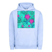 Pigment Grape Ice mermaid tail seamless pattern Urban Hoodie - HRA Design Shop