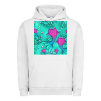 Pigment Lunar Rock mermaid tail seamless pattern Urban Hoodie - HRA Design Shop