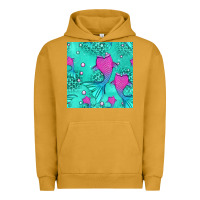Pigment Peanut Butter mermaid tail seamless pattern Urban Hoodie - HRA Design Shop