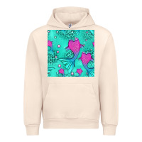 Sandshell mermaid tail seamless pattern Urban Hoodie - HRA Design Shop