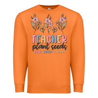 Carrot teacher plant seeds that grow forever Premium Sweatshirt - MaliasSmallBusiness