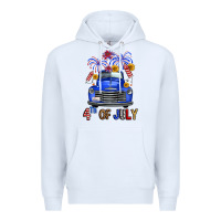 Western Fourth Of July Truck Premium Hoodie | Teevron