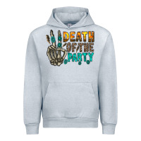 Heather Grey death of party Urban Hoodie - RacoonDesign