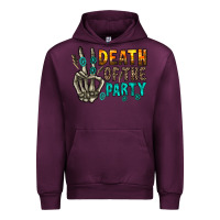 Mauve Wine death of party Urban Hoodie - RacoonDesign