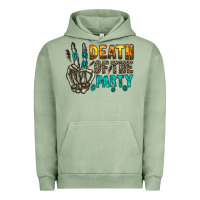 Pigment Oil Green death of party Urban Hoodie - RacoonDesign