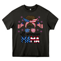 Asphalt All American Mama Messy Buny Heavy Core Tee - CowhideDigitalArt