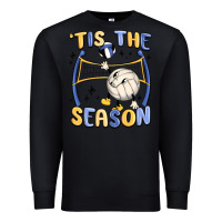 Black tis the season volleyball Premium Sweatshirt - MaliasSmallBusiness
