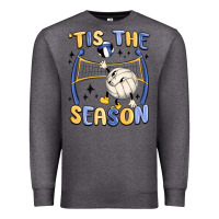Charcoal Heather tis the season volleyball Premium Sweatshirt - MaliasSmallBusiness