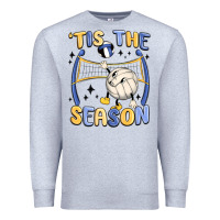 Heather Grey tis the season volleyball Premium Sweatshirt - MaliasSmallBusiness
