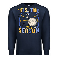 Navy tis the season volleyball Premium Sweatshirt - MaliasSmallBusiness