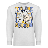 Oatmeal Heather tis the season volleyball Premium Sweatshirt - MaliasSmallBusiness
