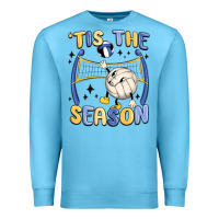 Ocean Blue tis the season volleyball Premium Sweatshirt - MaliasSmallBusiness