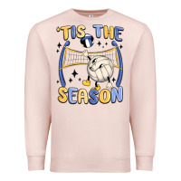 Pale Pink tis the season volleyball Premium Sweatshirt - MaliasSmallBusiness