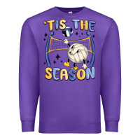 Purple tis the season volleyball Premium Sweatshirt - MaliasSmallBusiness