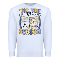 White tis the season volleyball Premium Sweatshirt - MaliasSmallBusiness