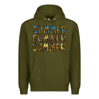 Army Green summer summer Premium Hoodie - CowhideDigitalArt
