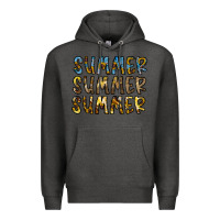 Charcoal Heather summer summer Premium Hoodie - CowhideDigitalArt