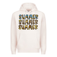 Pale Pink summer summer Premium Hoodie - CowhideDigitalArt