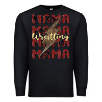 Black wrestling mama Premium Sweatshirt - MaliasSmallBusiness