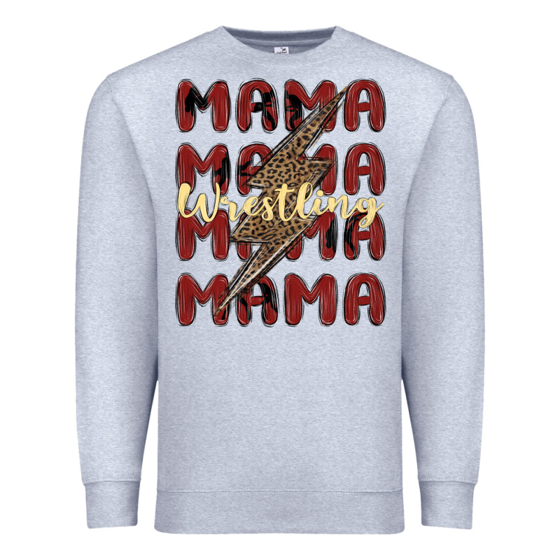 Wrestling Mama Premium Sweatshirt by MaliasSmallBusiness | Teevron