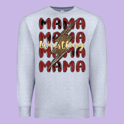 Premium Sweatshirt wrestling mama