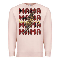 Pale Pink wrestling mama Premium Sweatshirt - MaliasSmallBusiness