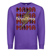 Purple wrestling mama Premium Sweatshirt - MaliasSmallBusiness