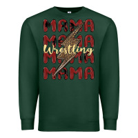 Sports Green wrestling mama Premium Sweatshirt - MaliasSmallBusiness