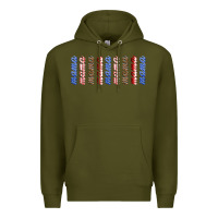 Army Green american mama libbey glass Premium Hoodie - HRA Design Shop