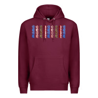Burgundy american mama libbey glass Premium Hoodie - HRA Design Shop