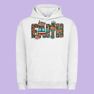 Faith Urban Hoodie Designed By Racoondesign
