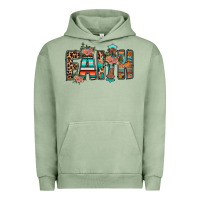 Pigment Oil Green faith Urban Hoodie - RacoonDesign
