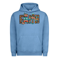 Pigment Pebble Blue faith Urban Hoodie - RacoonDesign