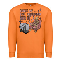 Carrot trust me the husband did it Premium Sweatshirt - MaliasSmallBusiness