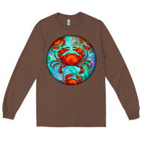Chestnut crab Long Sleeve Tee - BarkalooDesign