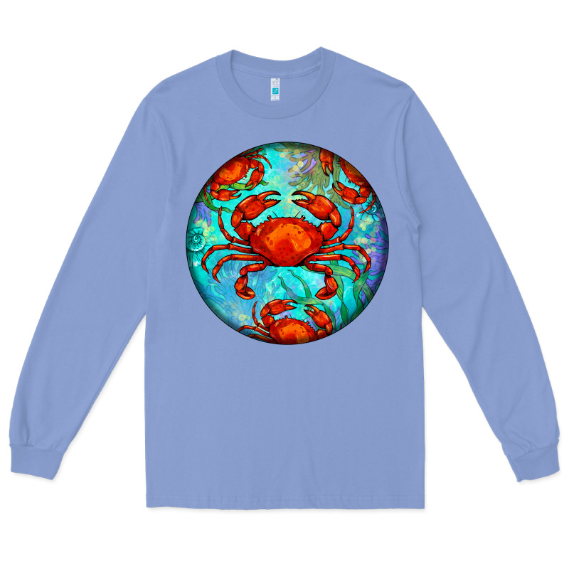 Crab Long Sleeve Tee by BarkalooDesign | Teevron