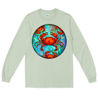 Matcha crab Long Sleeve Tee - BarkalooDesign