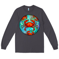 Smoke crab Long Sleeve Tee - BarkalooDesign