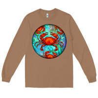 Toasted Coconut crab Long Sleeve Tee - BarkalooDesign