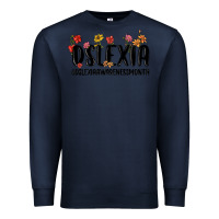 Navy dslexia awareness month Premium Sweatshirt - MaliasSmallBusiness