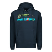Navy reely awesome dad  libbey glass Premium Hoodie - HRA Design Shop