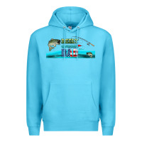Ocean Blue reely awesome dad  libbey glass Premium Hoodie - HRA Design Shop