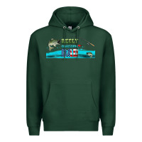 Sports Green reely awesome dad  libbey glass Premium Hoodie - HRA Design Shop