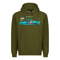 Army Green reely awesome dad  libbey glass Premium Hoodie - HRA Design Shop